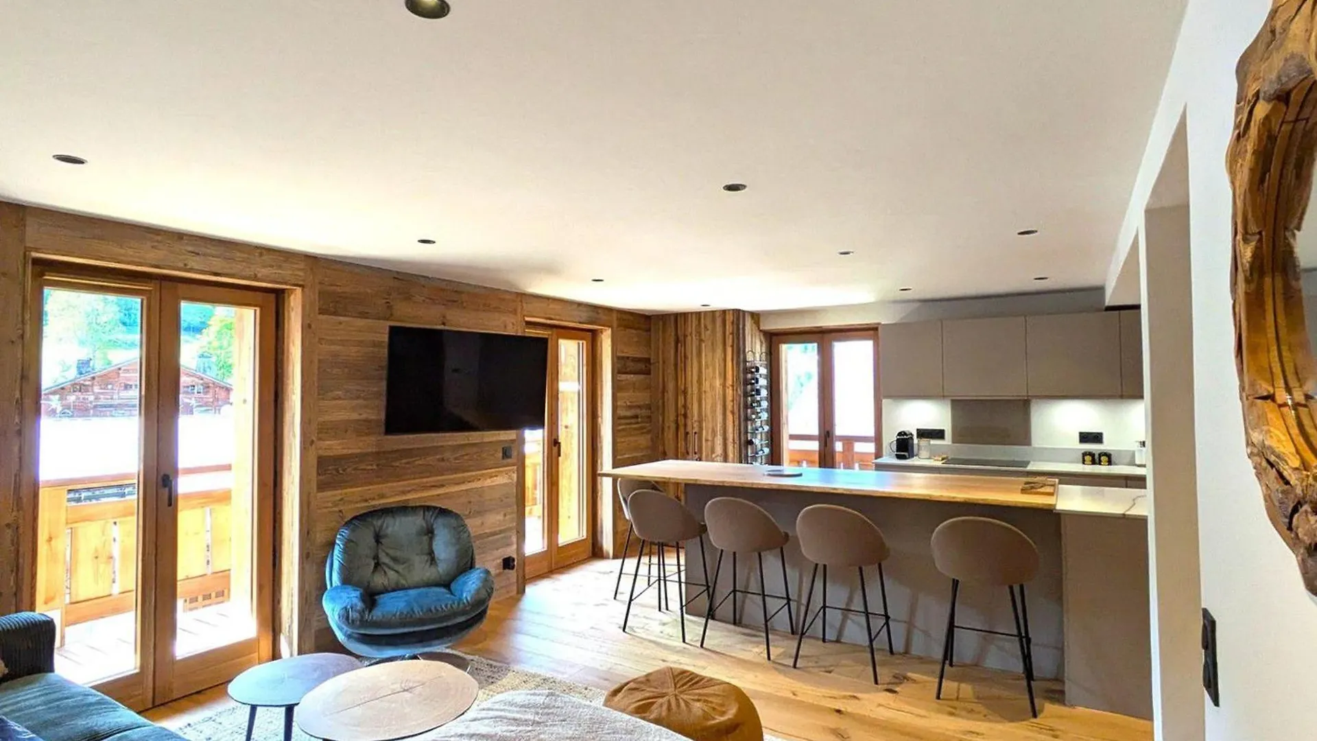Bel Appartement Montagnard 3 Chambres Pour 6 Avec Parking Au Centre De La Clusaz - Fr-1-459-245